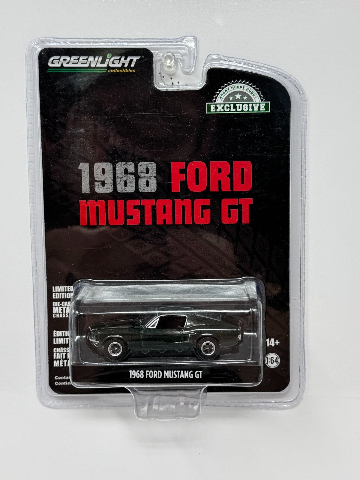 Greenlight Hobby Exclusive 1968 Ford Mustang GT 1:64 Diecast
