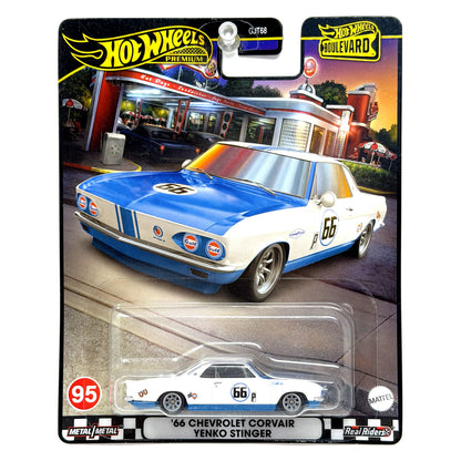 Hot Wheels Premium Boulevard #95 1966 Chevy Corvair Yenko Stinger 1:64 Diecast
