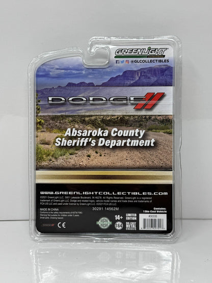 Greenlight Dodge 2015 Dodge Charger Absaroka Sheriff's Department 1:64 Diecast
