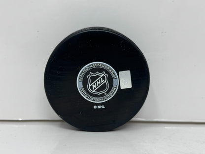 Curtis McElhinney Toronto Maple Leafs Signed NHL Autograph Puck Silver Auto
