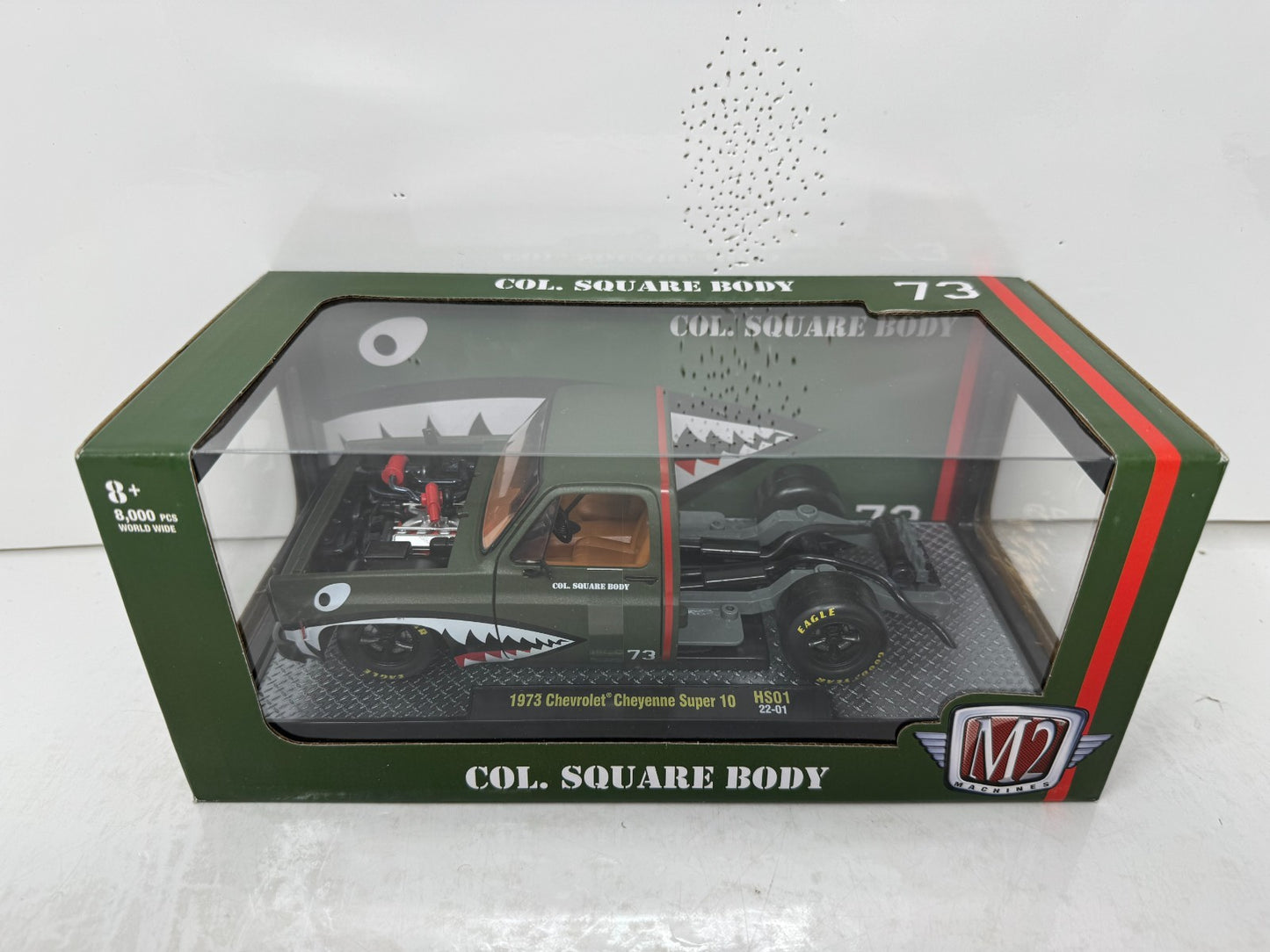 M2 Machines 1973 Chevrolet Cheyenne Super 10 Col. Square Body 1:24 Diecast