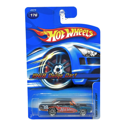 Hot Wheels 1968 Dodge Dart 1:64 Diecast Black Blue V2