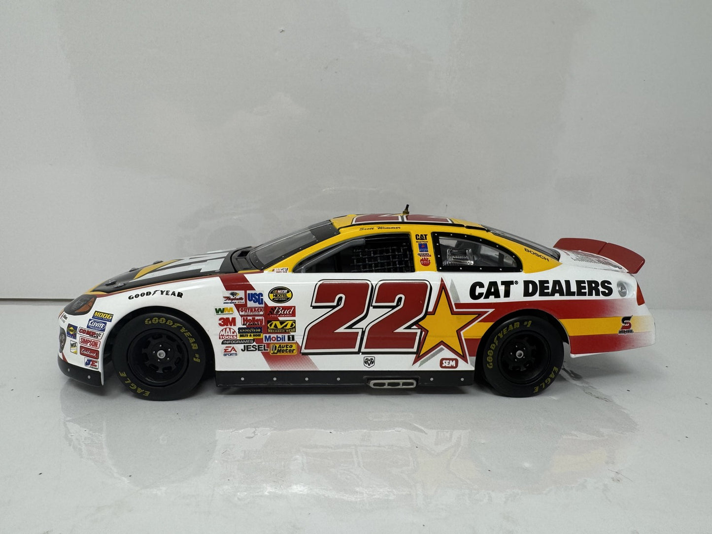 Racing Champions Nascar Scott Wimmer #22 The Cat Rental Store 1:24 Diecast