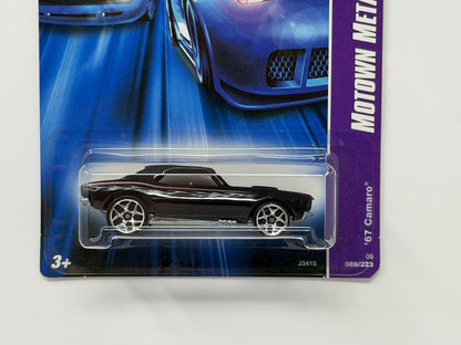 Hot Wheels Motown Metal 1967 Chevrolet Camaro 1:64 Diecast Black V3