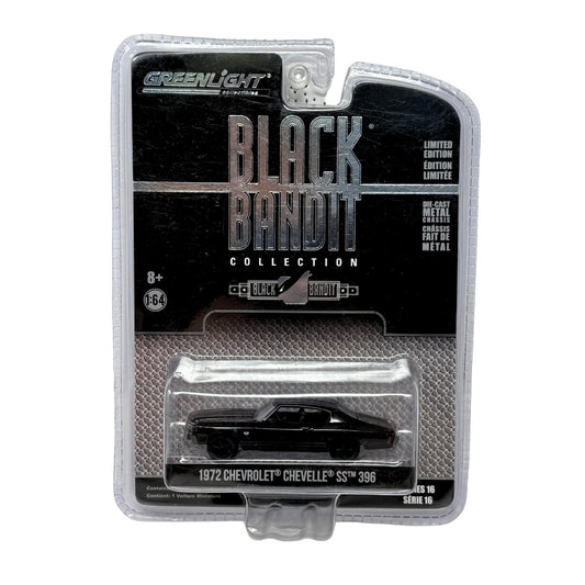 Greenlight Black Bandit Collection 1972 Chevrolet Chevelle SS 396 1:64 Diecast