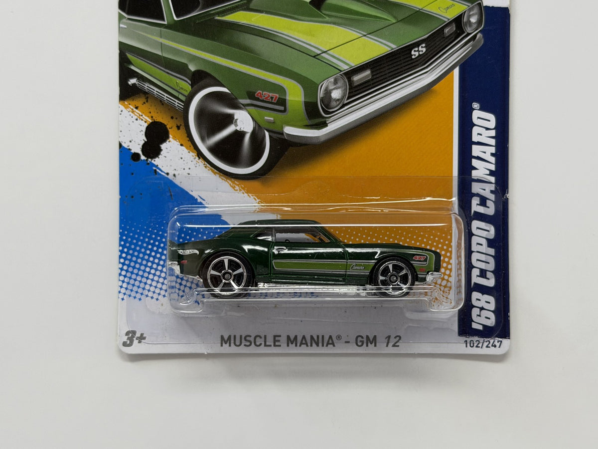 Hot Wheels Muscle Mania 1968 COPO Camaro 1:64 Diecast Green