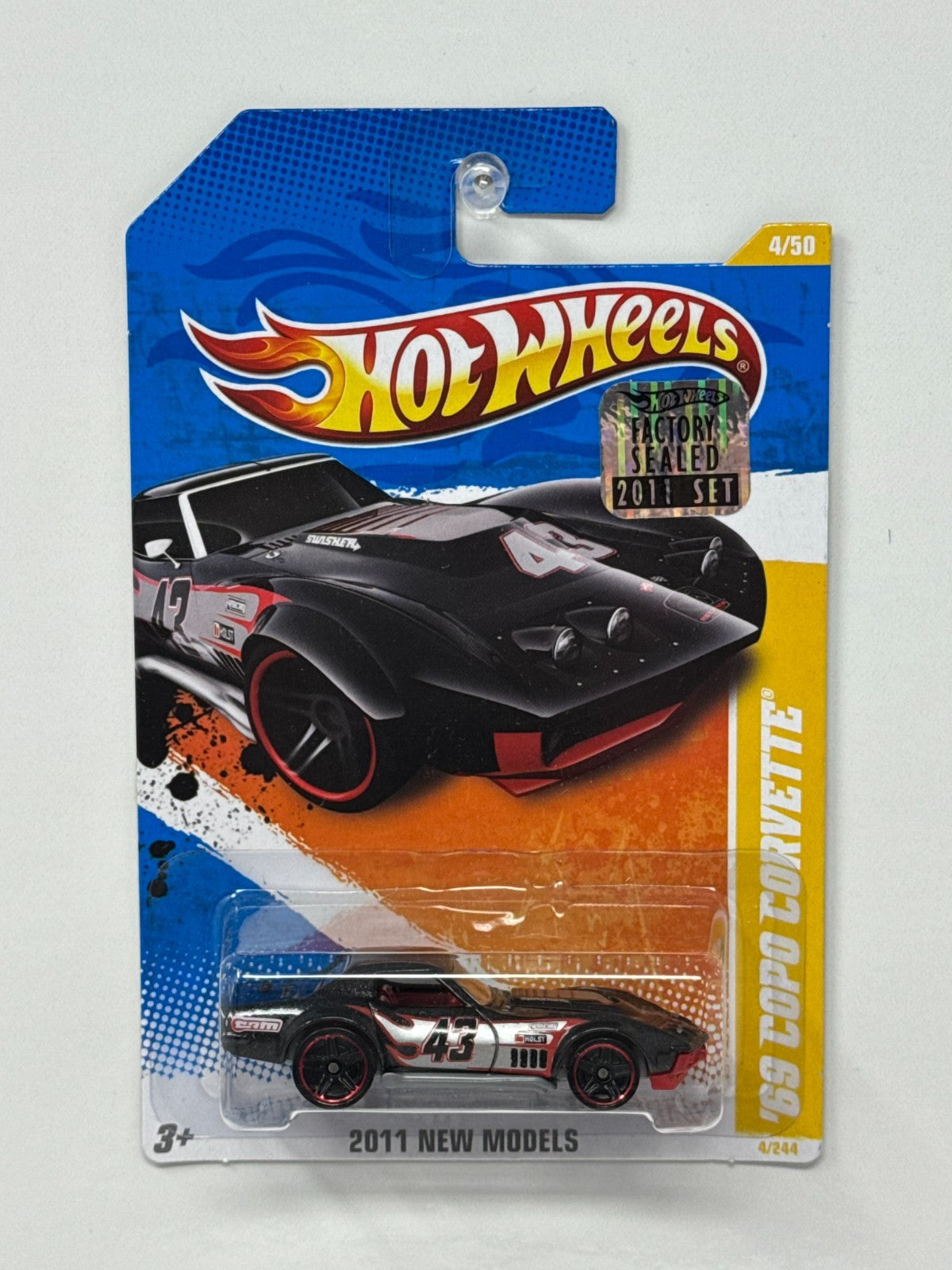 Hot Wheels New Models 1969 Chevy Copo Corvette 1:64 Diecast Factory Sealed