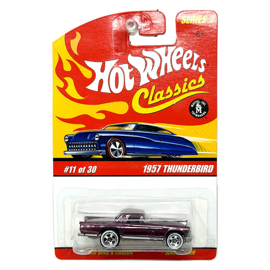 Hot Wheels Classics Series 2 1957 Thunderbird 1:64 Diecast Purple