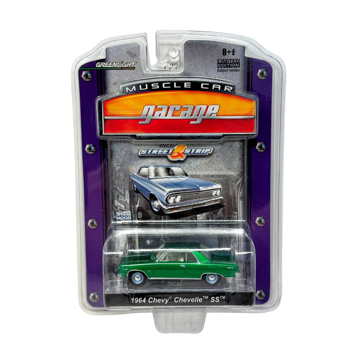 Greenlight Muscle Car Garage 1964 Chevy Chevelle SS CHASE 1:64 Diecast