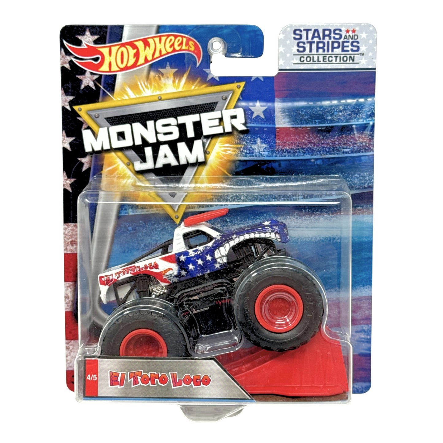 Hot Wheels Monster Jam Stars and Stripes El Toro Loco 1:64 Diecast
