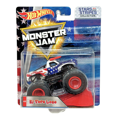 Hot Wheels Monster Jam Stars and Stripes El Toro Loco 1:64 Diecast
