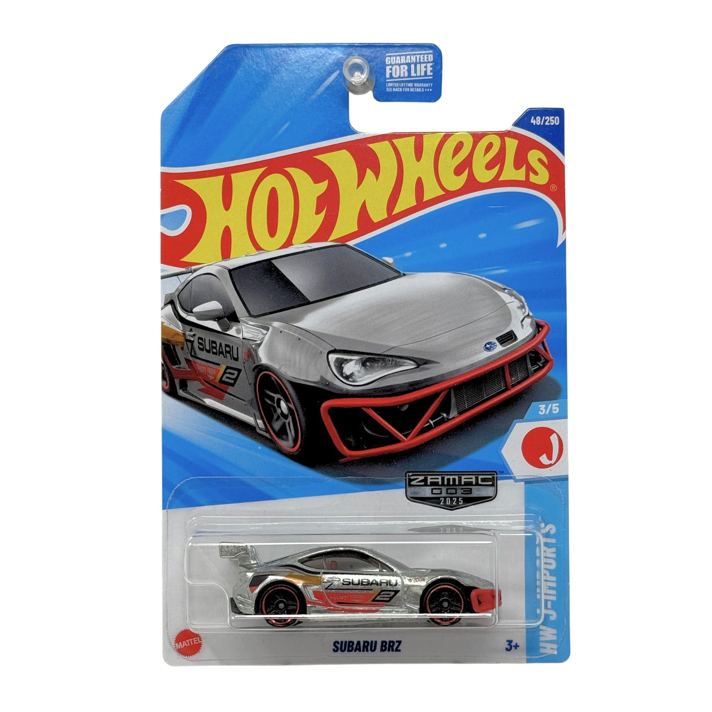 Hot Wheels HW J-Imports Subaru Brz ZAMAC 1:64 Diecast