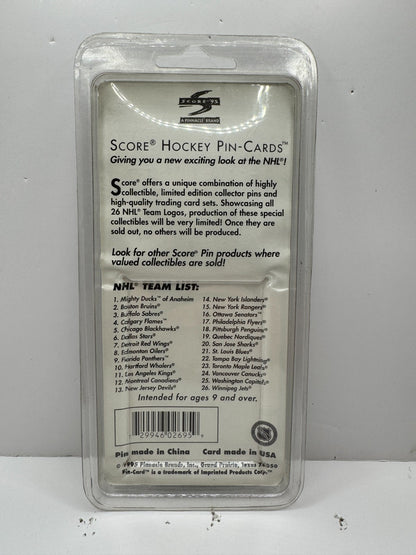 Calgary Flames 1995 Score Pin-Cards NHL Team Logo Lapel Pin