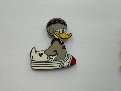WDW Disney Space Mountain Donald Duck Hidden Mickey Trading Pin DC2S10 V2