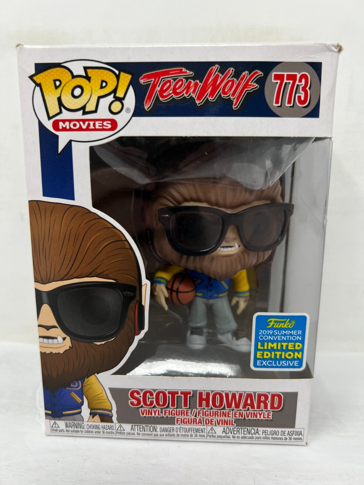 Funko Pop! Movies Teen Wolf #773 Scott Howard Summer Convention Vinyl Figure