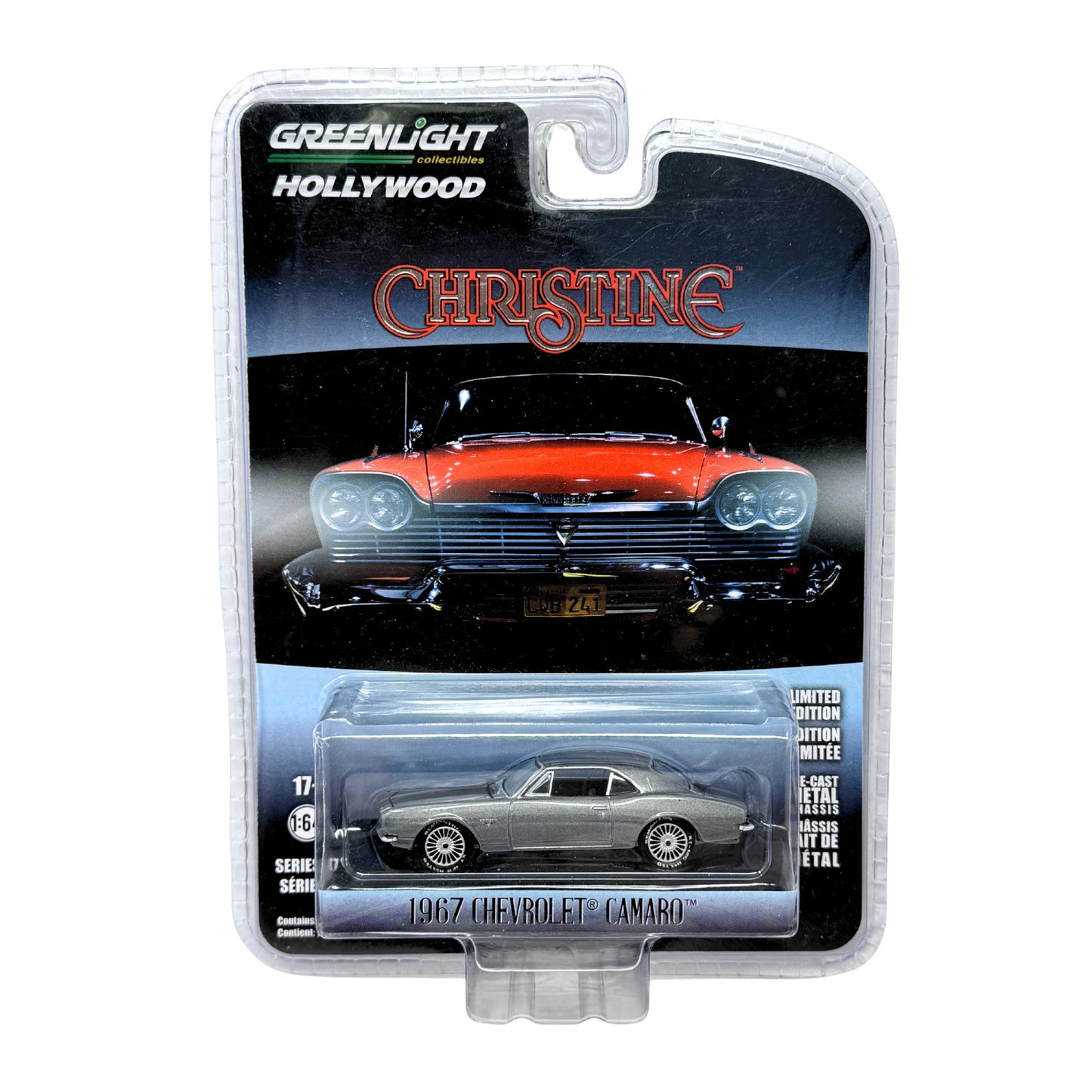 Greenlight Hollywood Christine 1967 Chevrolet Camaro 1:64 Diecast