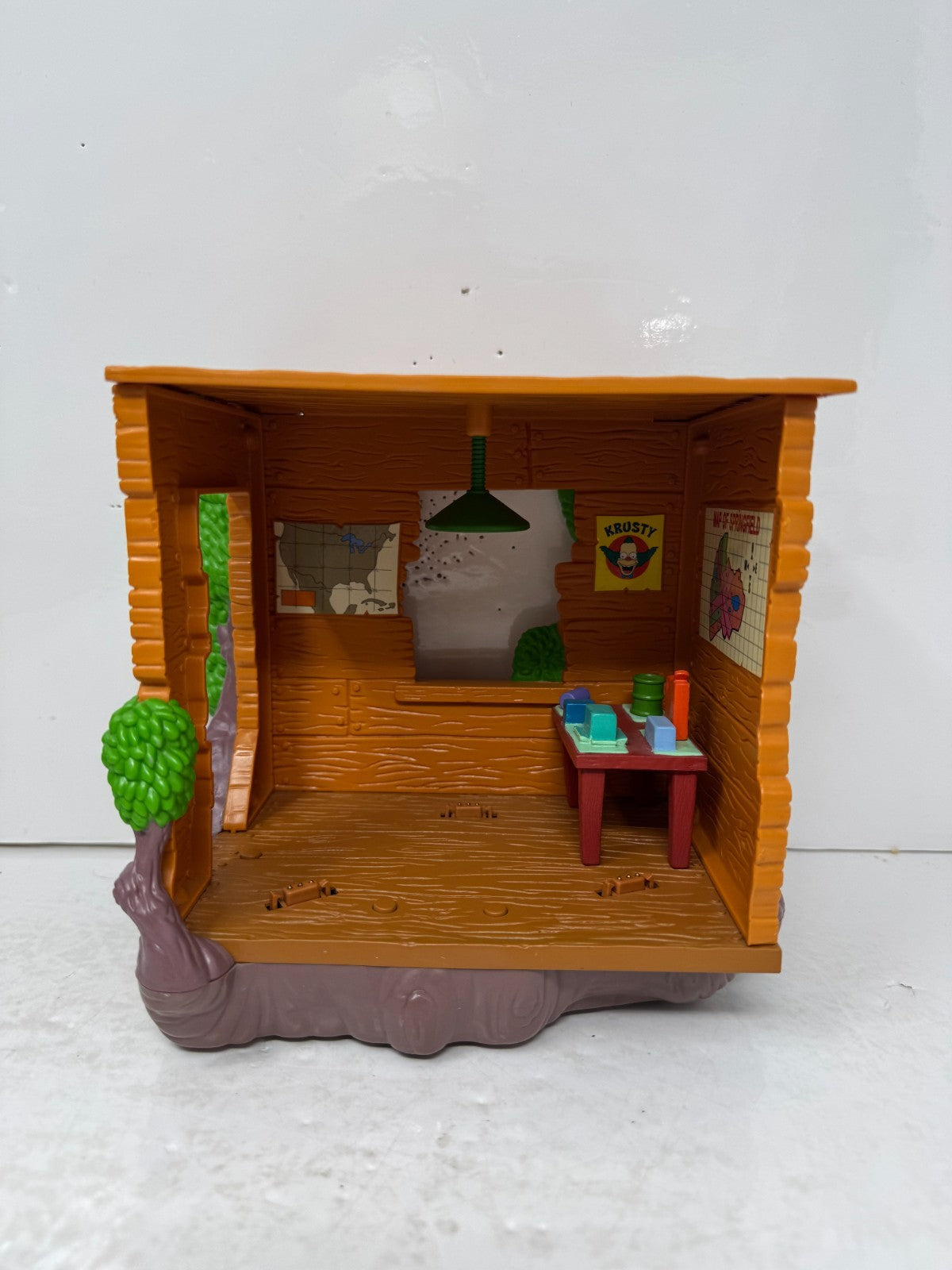 Simpsons World of Springfield Barts Treehouse Kamp Krusty Bart Playmates Playset