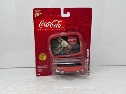 Johnny Lightning Coca-Cola 1964 Volkswagen Type 2 Pickup 1:64 Diecast w/ Tray