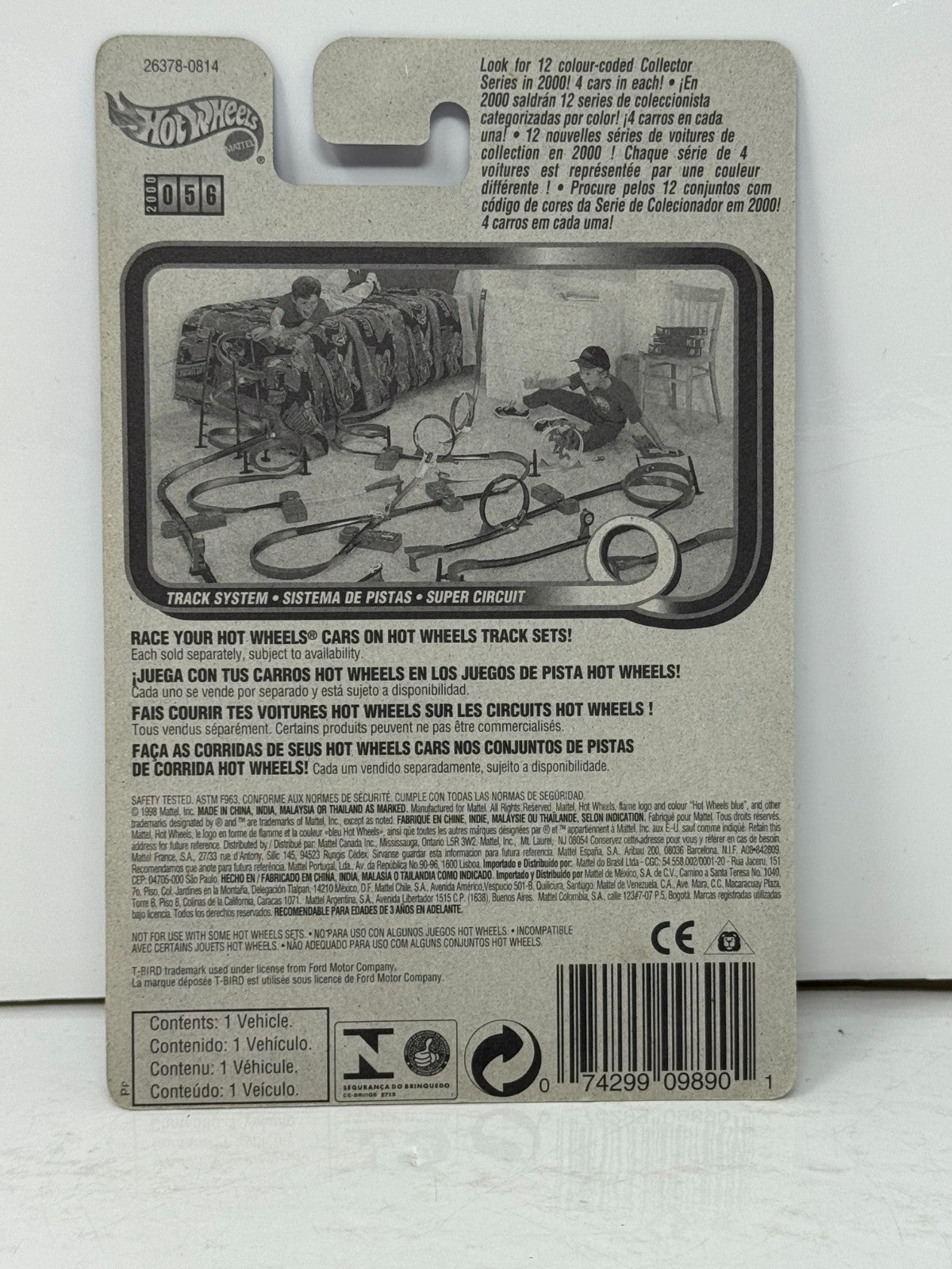 Hot Wheels T-Hunt 1957 Ford T-Bird 1:64 Diecast Real Riders