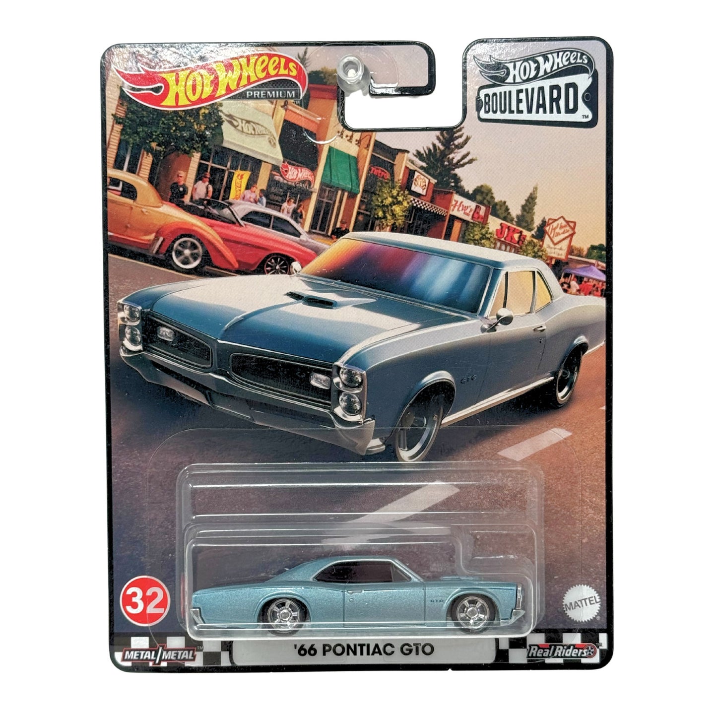 Hot Wheels Premium Boulevard #32 1966 Pontiac GTO 1:64 Diecast