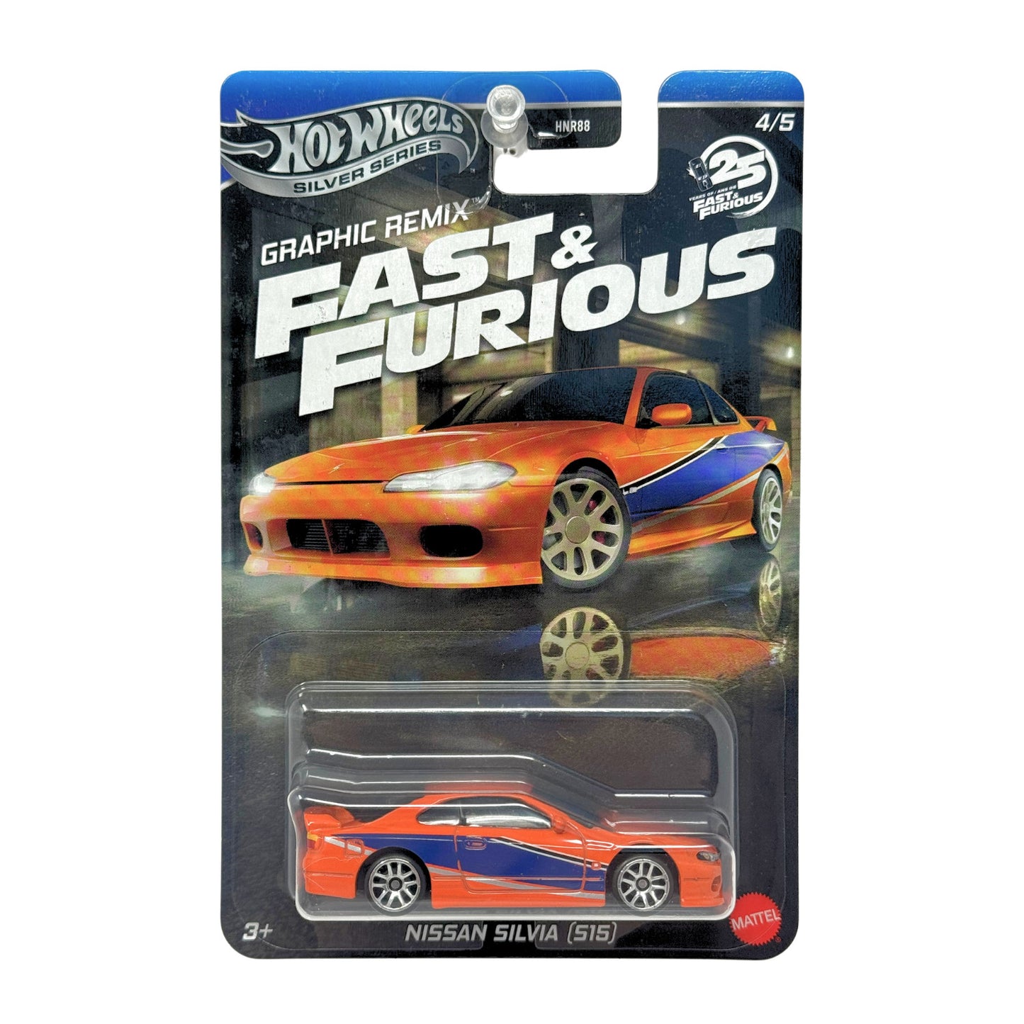 Hot Wheels Fast & Furious Graphic Remix Nissan Silvia S15 1:64 Diecast
