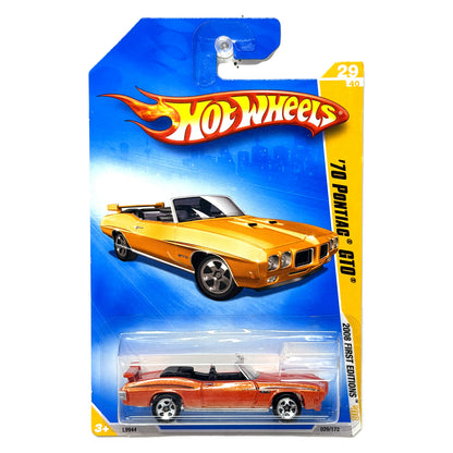 Hot Wheels 2008 First Editions 1970 Pontiac GTO 1:64 Diecast Orange