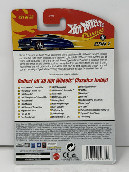 Hot Wheels Classics Series 2 Volkswagen Bug Convertible 1:64 Diecast Pink