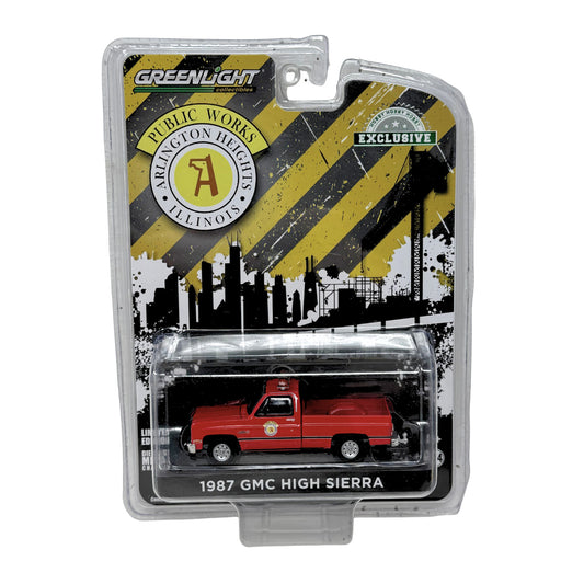Greenlight Public Works 1987 GMC High Sierra Hobby Exclusive 1:64 Diecast