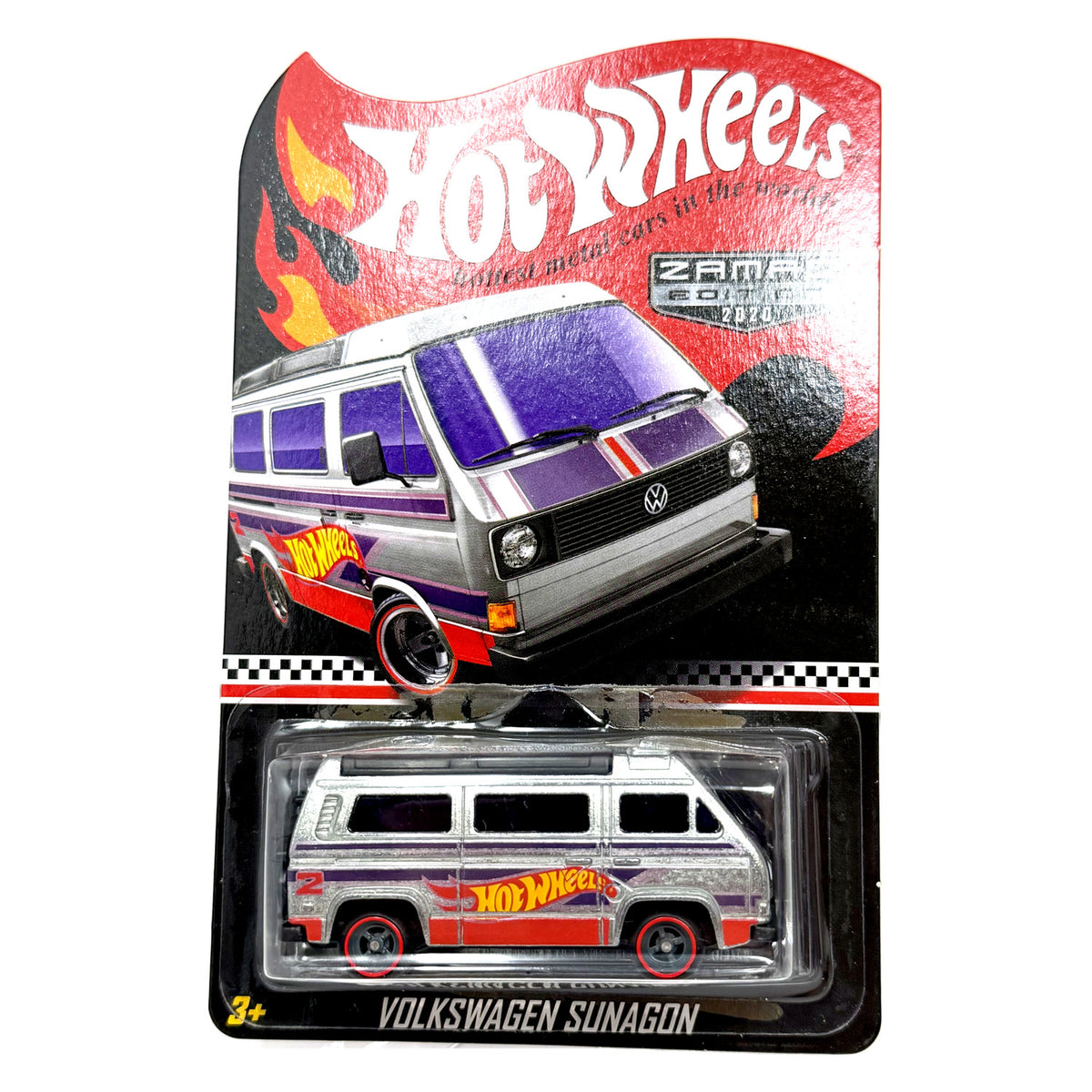 Hot Wheels 2020 ZAMAC Collector Edition Volkswagen Sunagon Walmart 1:64 Diecast