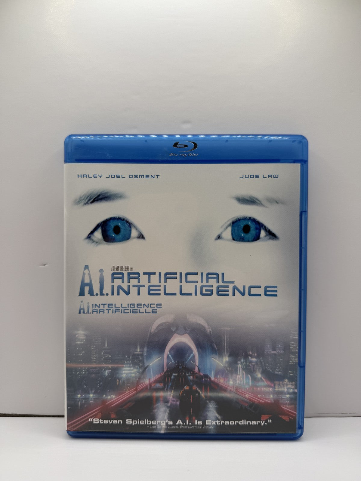 A.I. Artificial Intelligence (Blu-ray) Haley Joel Osment Jude Law Sci-Fi Drama