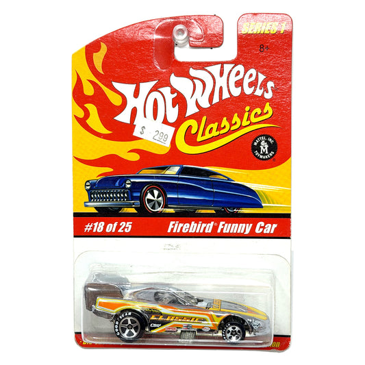Hot Wheels Classics Series 1 Firebird Funny Car 1:64 Diecast Chrome