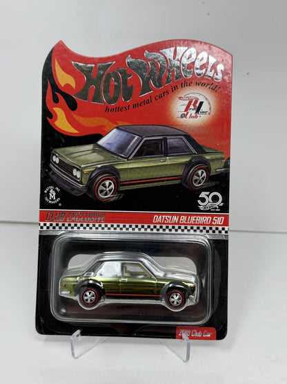 Hot Wheels RLC Red Line Club Datsun Bluebird 510 Club Exclusive 1:64 Diecast