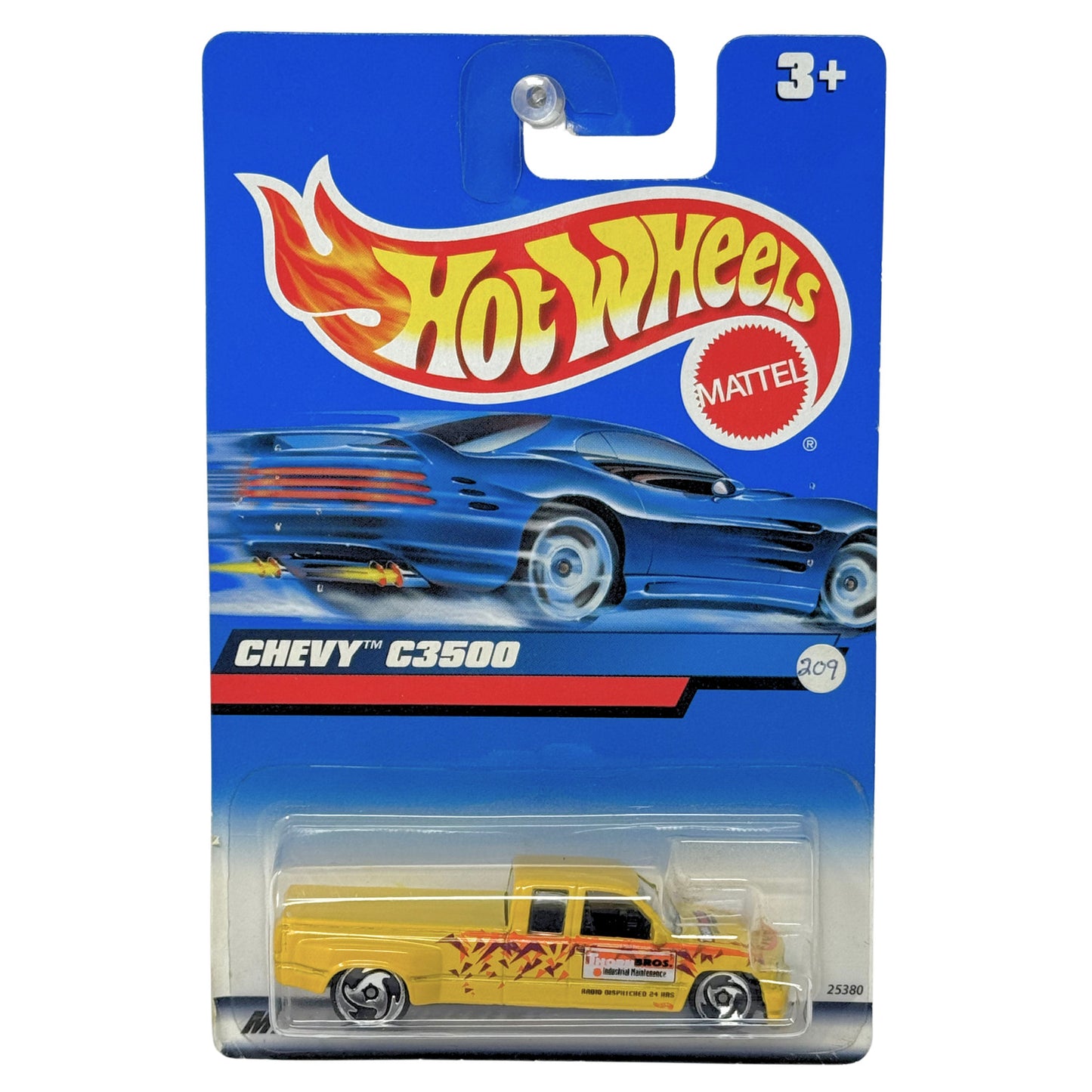 Hot Wheels 1990s Release 1988 Customized Chevy C3500 1:64 Diecast V2