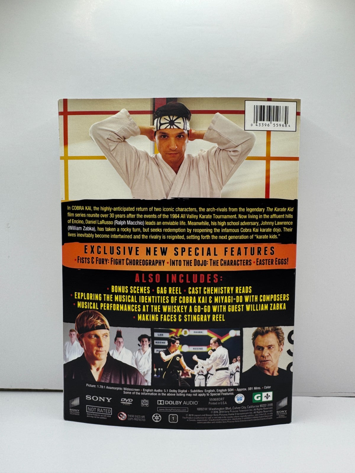 Cobra Kai Season 1&2 (DVD) TV Series Includes Collectible Headband