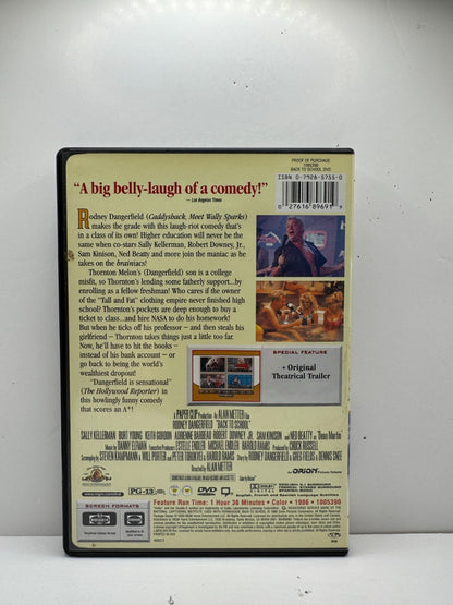 Back to School (DVD) Rodney Dangerfield Comedy