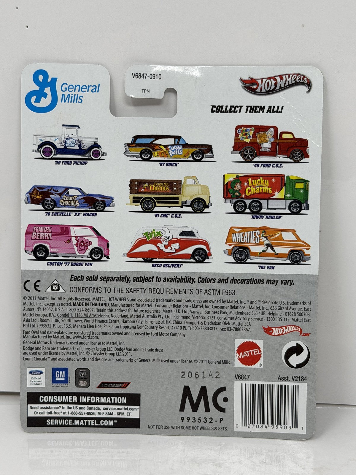 Hot Wheels General Mills Count Chocula 1970 Chevelle SS Wagon 1:64 Diecast RRs
