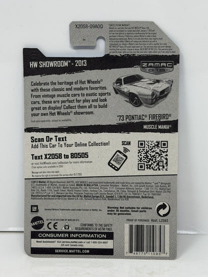 Hot Wheels ZAMAC HW Showroom 1973 Pontiac Firebird 1:64 Diecast