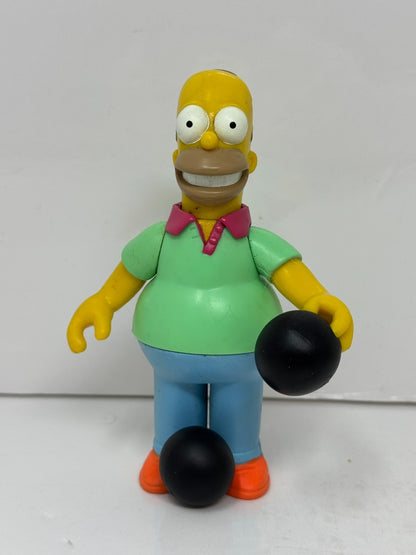 Simpsons World of Springfield Barney's Bowl-A-Rama Pin Pals Playmates Playset