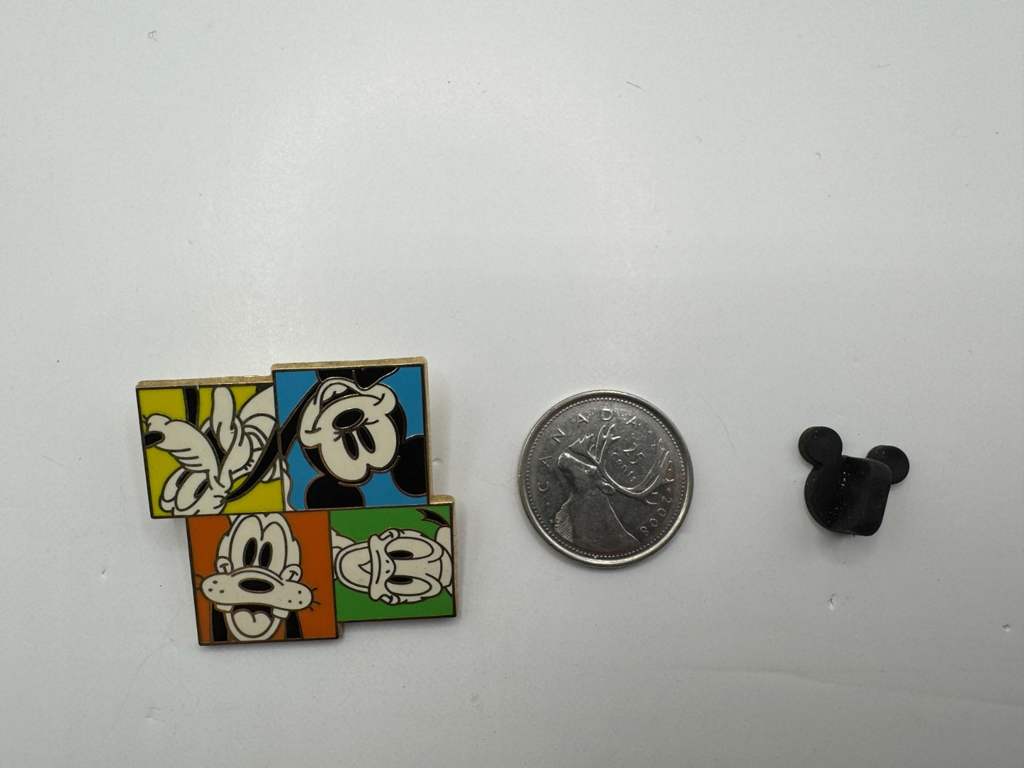 Disney Jerry Leigh 4-Square Fab 4 (Mickey, Pluto, Goofy, Donald) Trading Pin DC1S7