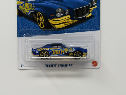 Hot Wheels 58th Anniversary 1970 Chevrolet Camaro RS 1:64 Diecast Blue