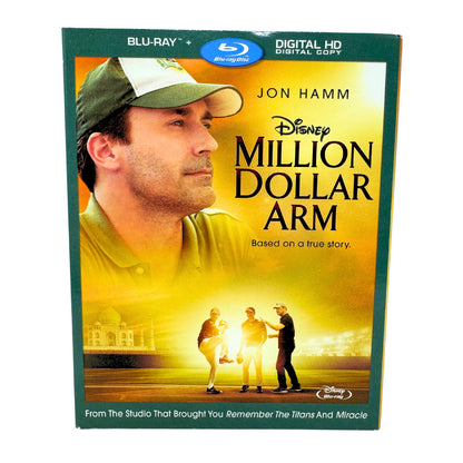 Million Dollar Arm (Blu-ray) Disney Jon Hamm Sports Drama Movie