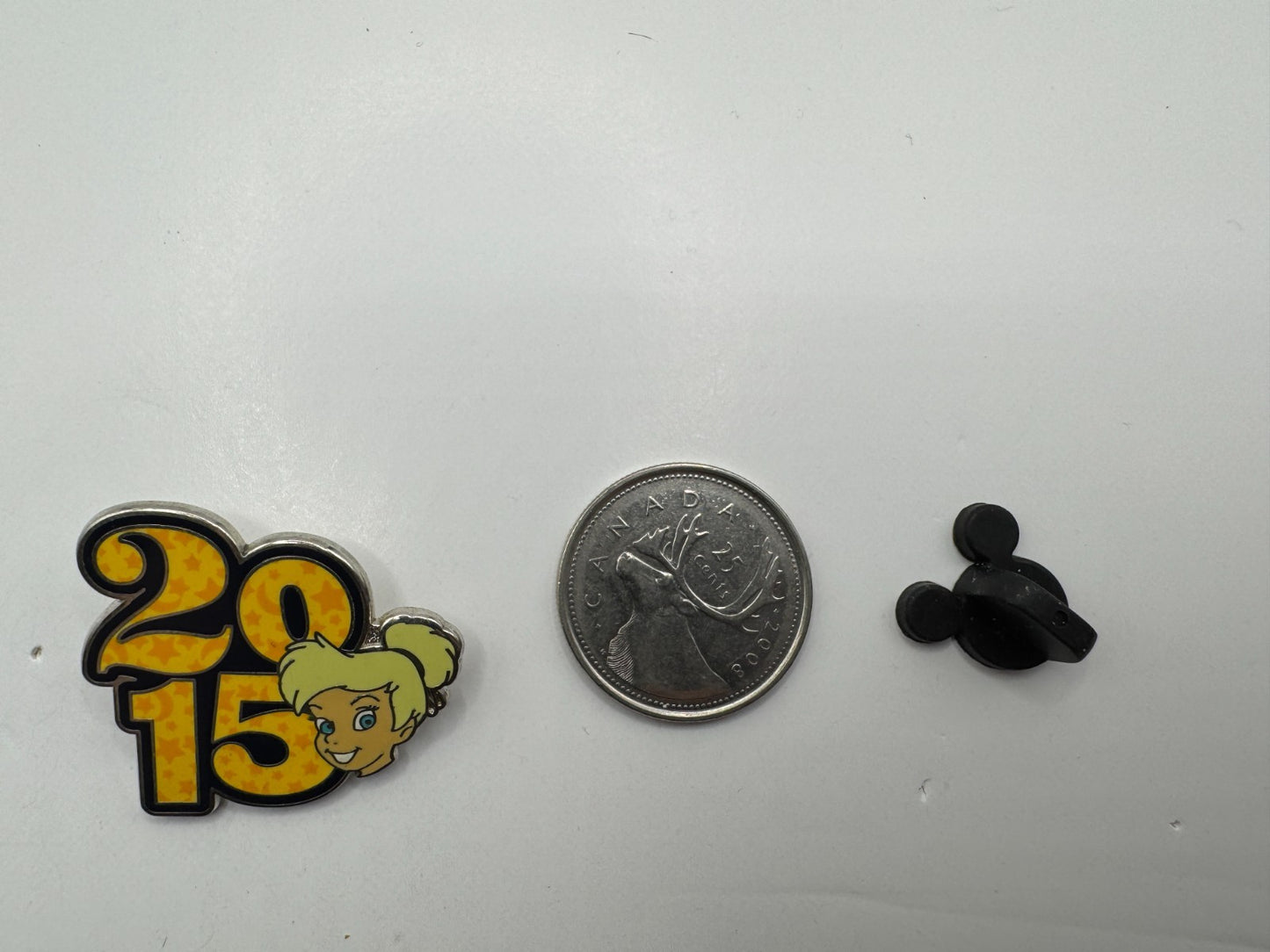 Disney Parks 2015 Dated Booster Tinker Bell Trading Pin DC2S12