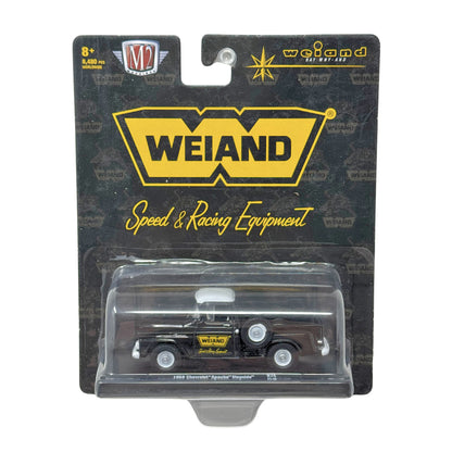 M2 Machines Weiand 1958 Chevrolet Apache Stepside 1:64 Diecast