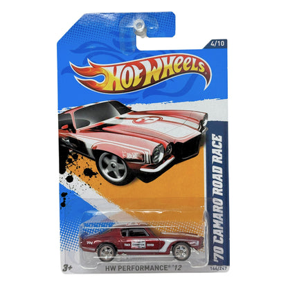 Hot Wheels Super Treasure Hunt 1970 Chevy Camaro Road Race 1:64 Diecast