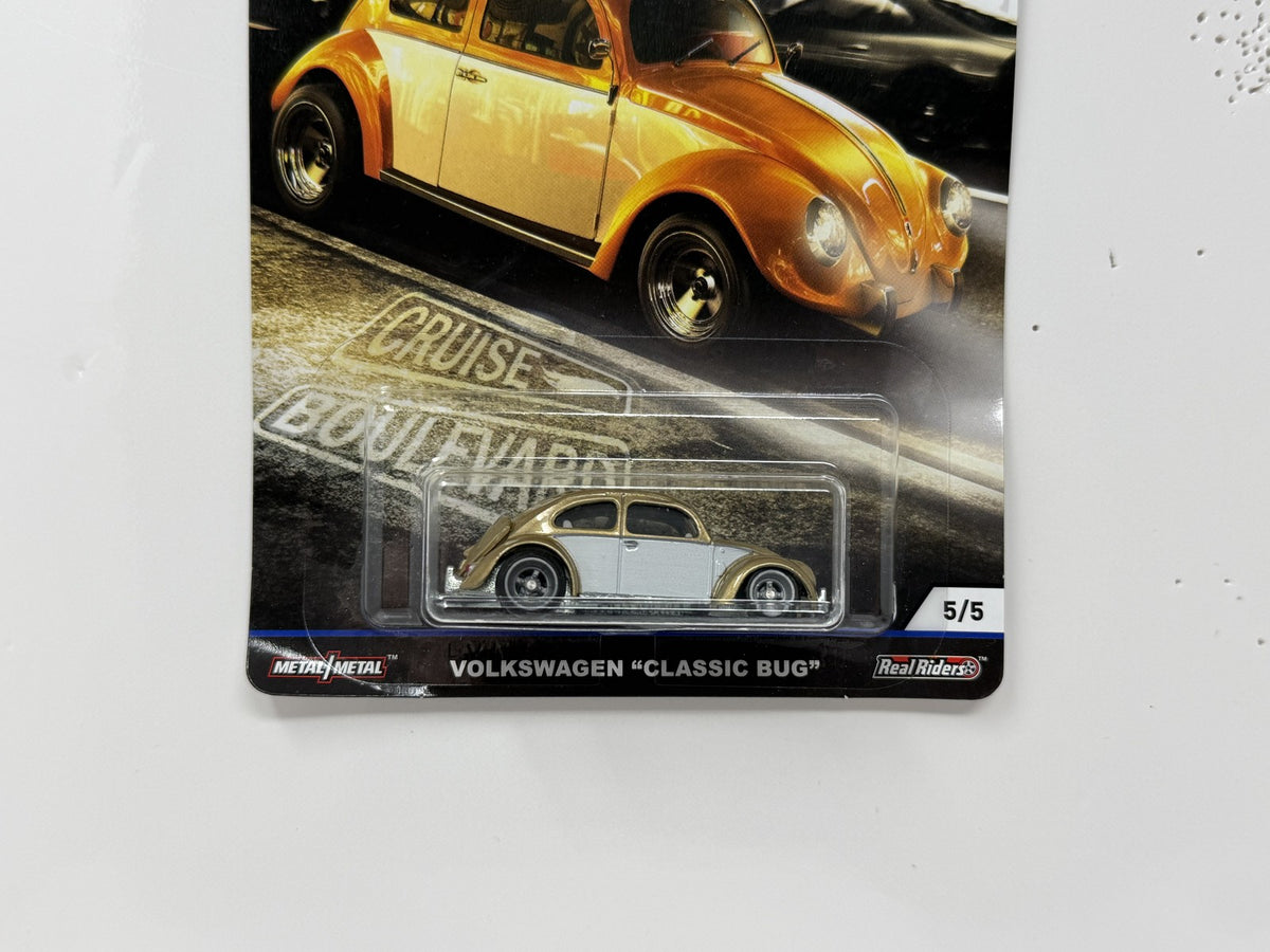 Hot Wheels Premium Cruise Boulevard Volkswagen Classic Bug 1:64 Diecast