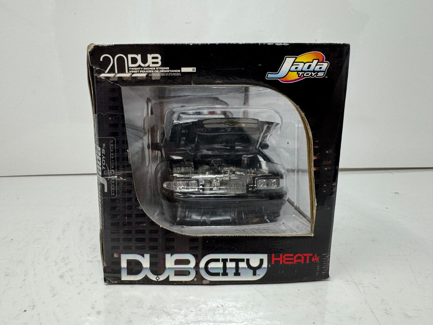 Jada Dub City 1996 Chevy Impala Police 1:24 Diecast KMC Wheels 22 Inch SS Rims