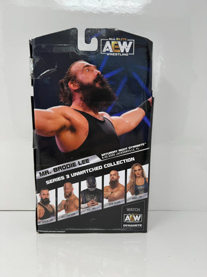 Jazwares AEW Unmatched Series 3 Mr. Brodie Lee Action Figure