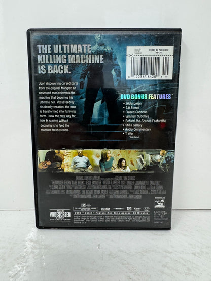 The Mangler Reborn (DVD) Horror Good Condition!!!