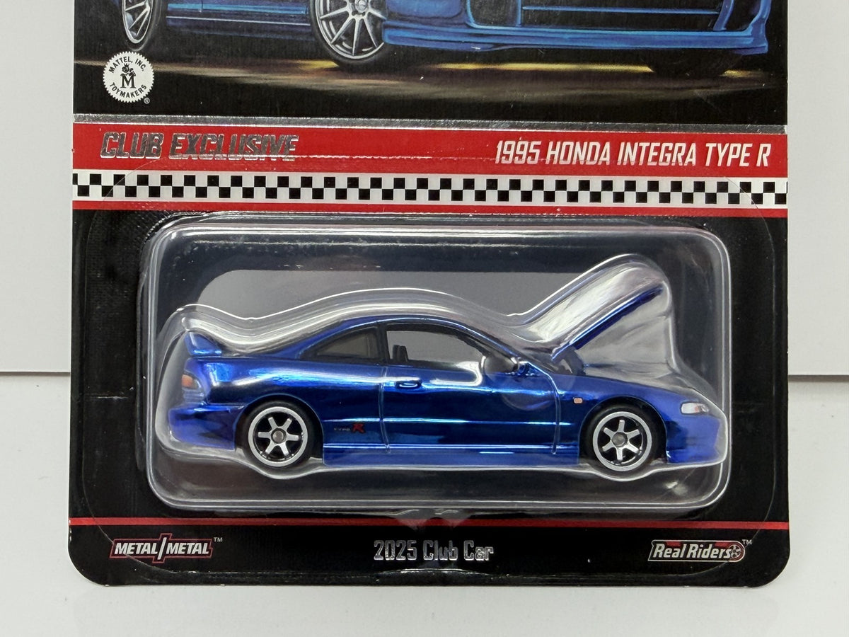 Hot Wheels RLC Red Line Club Car 1995 Honda Integra Type R 1:64 Diecast Blue