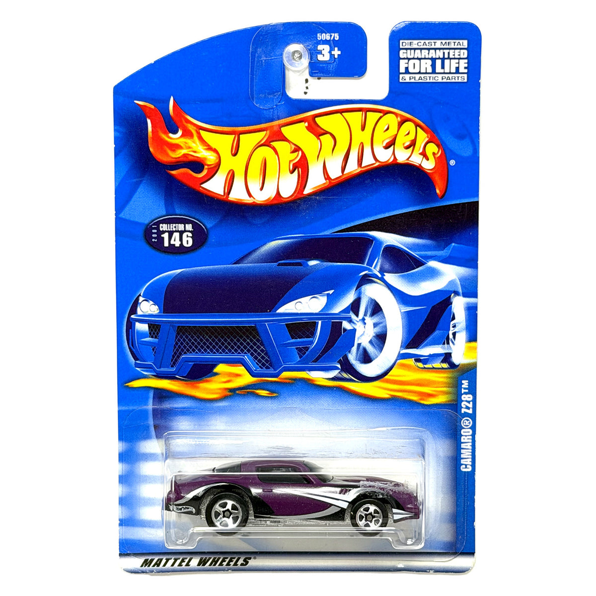 Hot Wheels Chevrolet Camaro Z28 1:64 Diecast Purple USA Card
